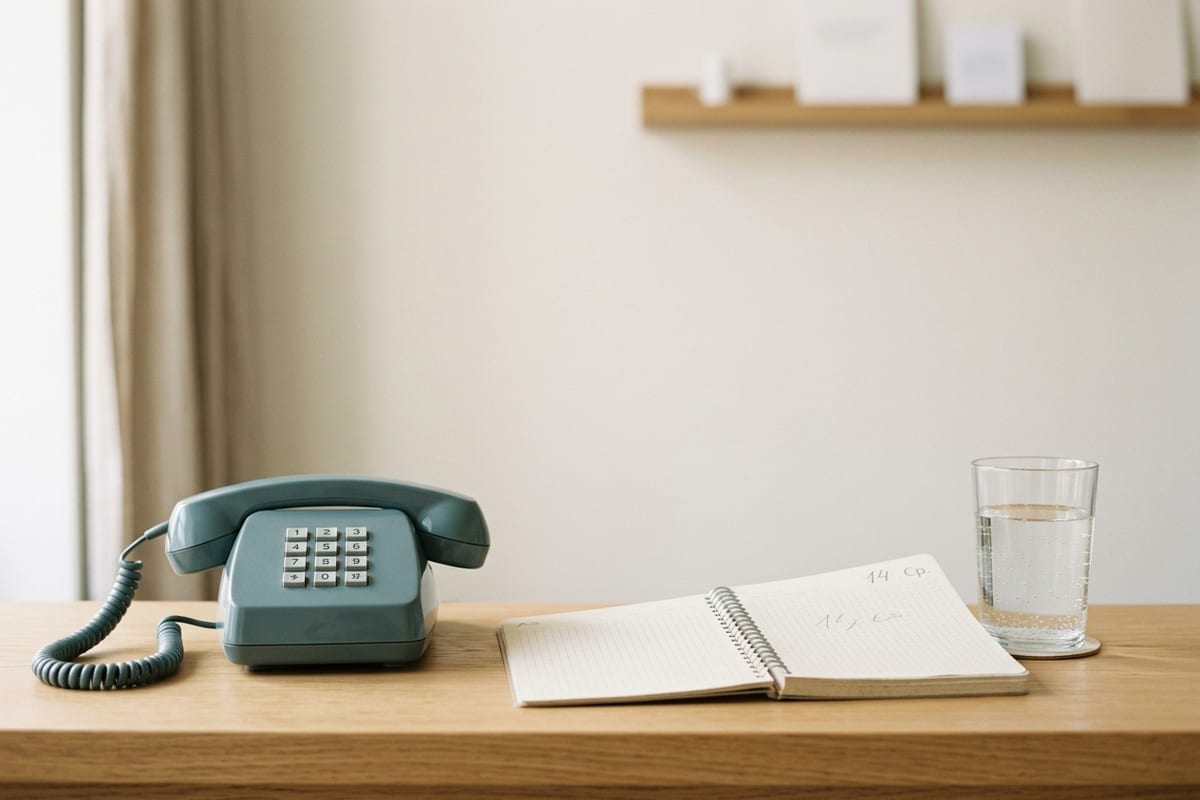 Телефон и ежедневник: запись на консультацию психиатра